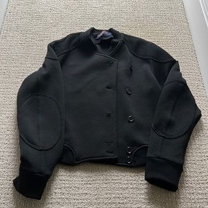 Louis Vuitton black bomber jacket